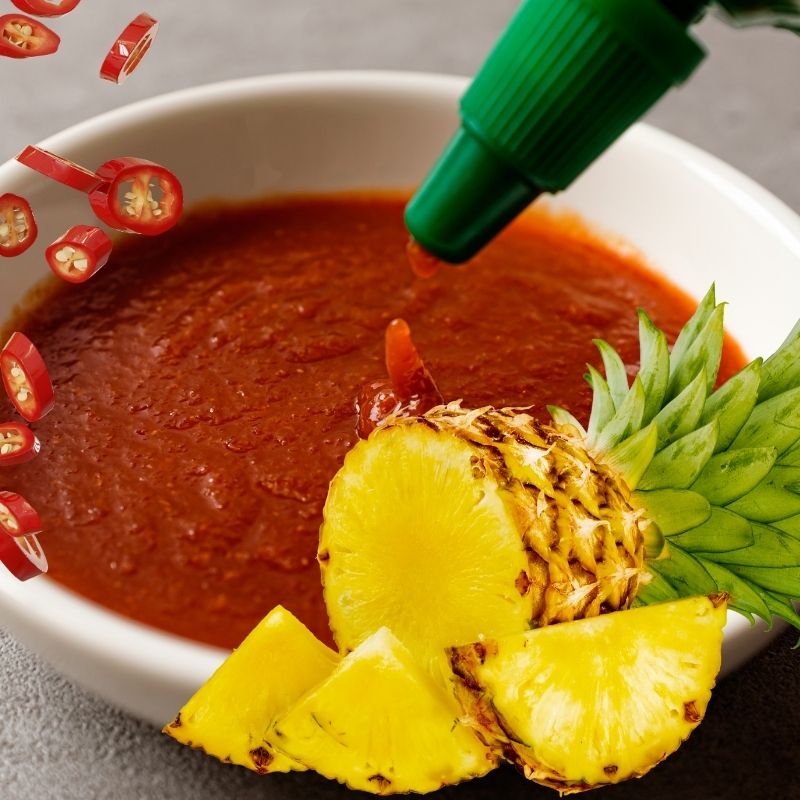 Ananaslı fermente acı sos 250 gr -fibonacci-