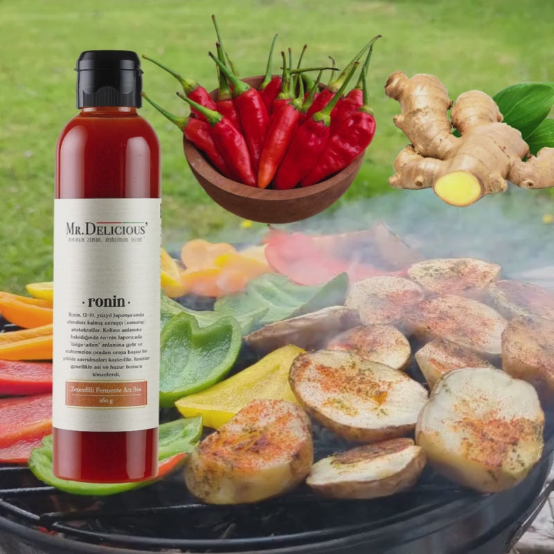 Zencefilli fermente acı sos 260 gr -ronin-