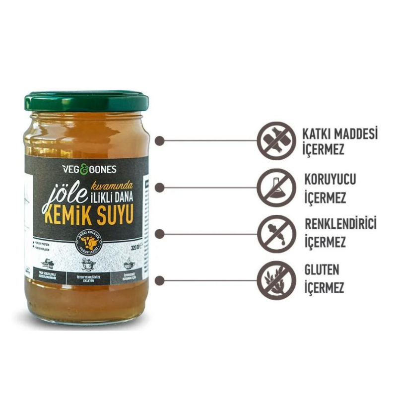 İlikli Dana Kemik Suyu Jöle Kıvamında 320 ML