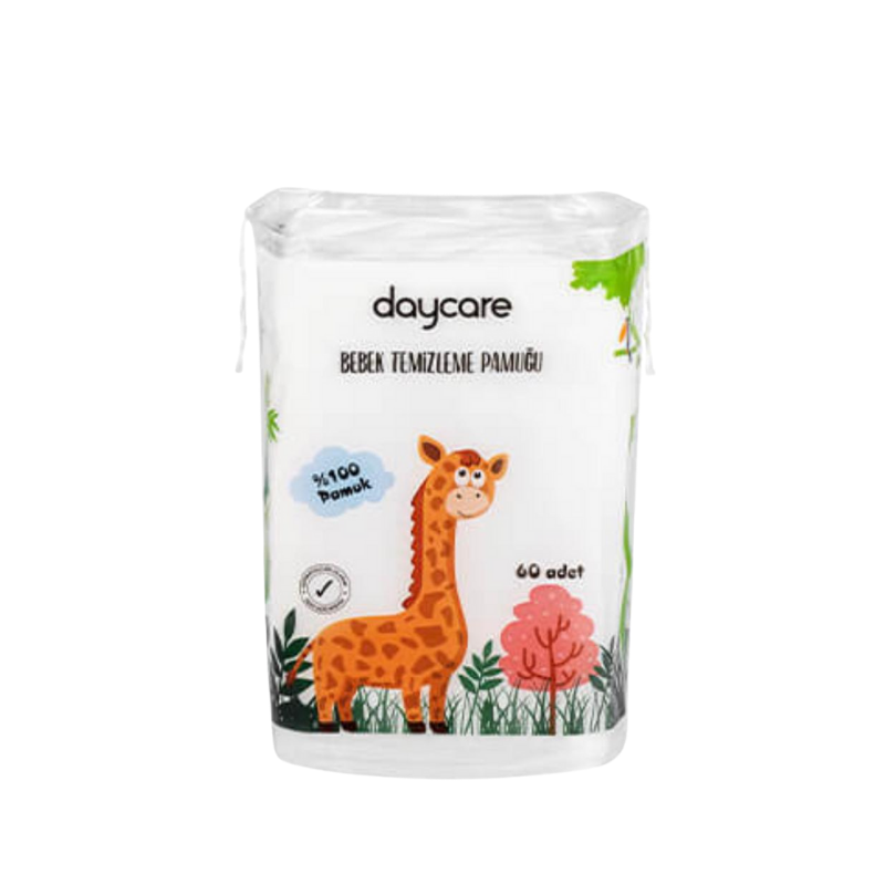 Daycare Bebek Temizleme Pamuğu 60 Adet