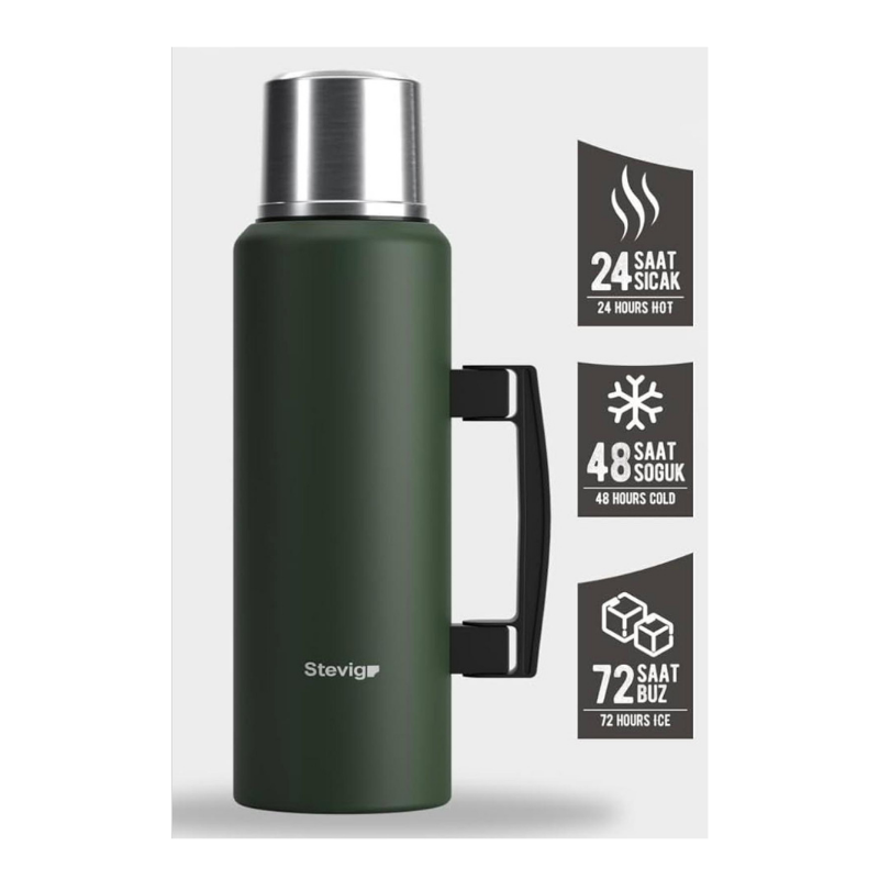 Vakumlu Çelik Termos 1,5 LT