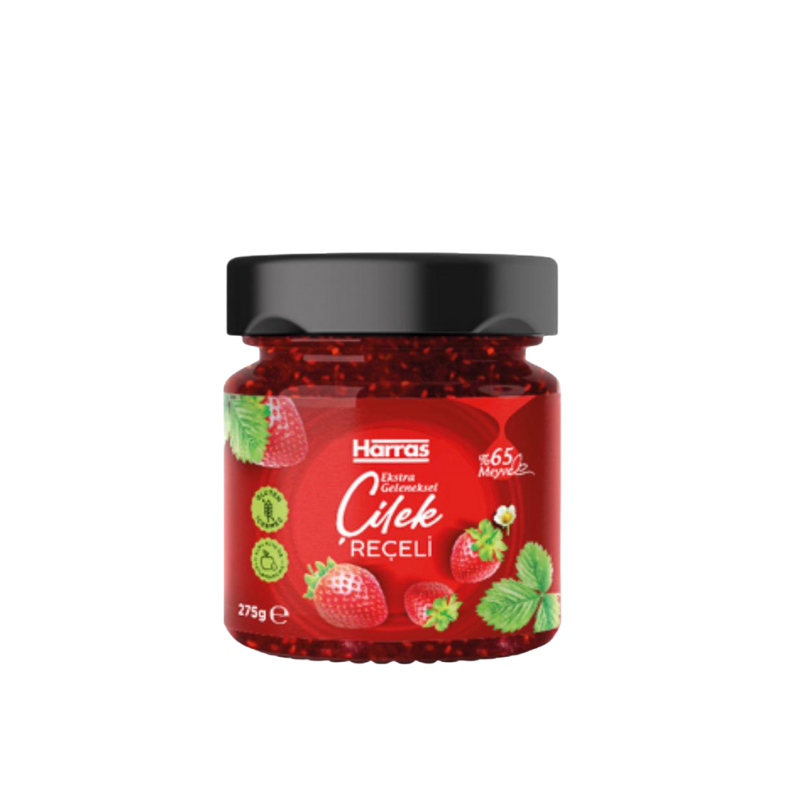 65 % Çilek Reçeli 275 Gr Şeker İlavesiz Kavanoz