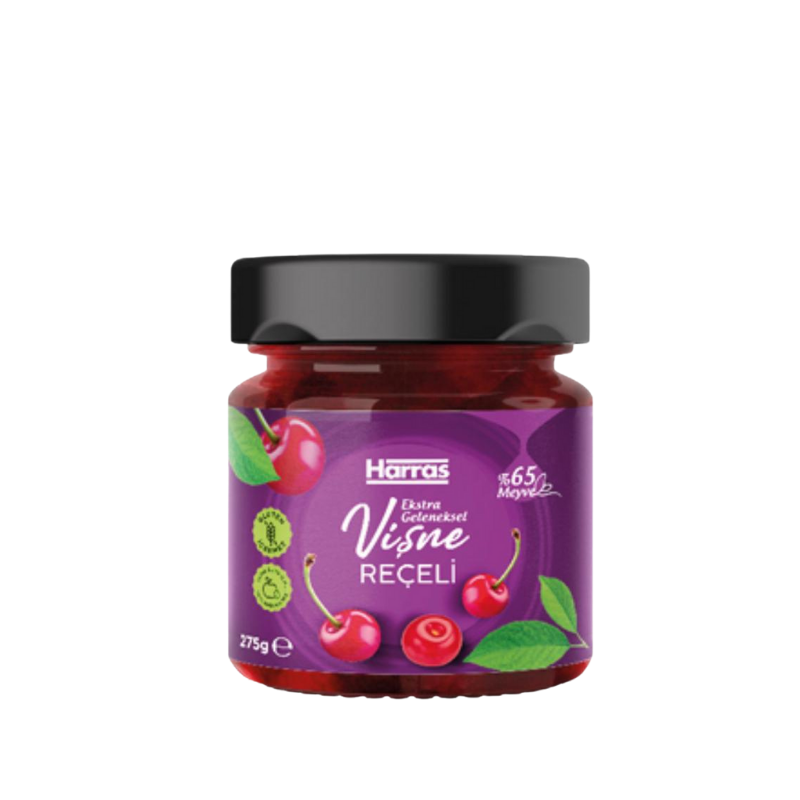 65 % Vişne reçeli Şeker İlavesiz 275Gr Kvnz