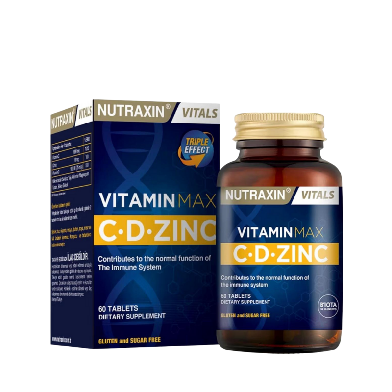 Vitamin Max C-D-Zinc 60 Tablet