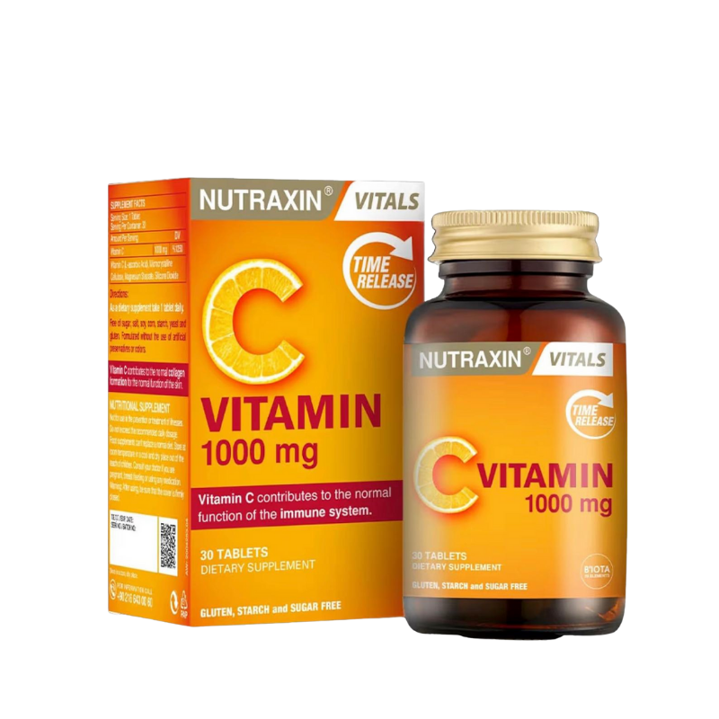 Vitamin C 1000 mcg 30 Tablet Takviye Edici Gıda