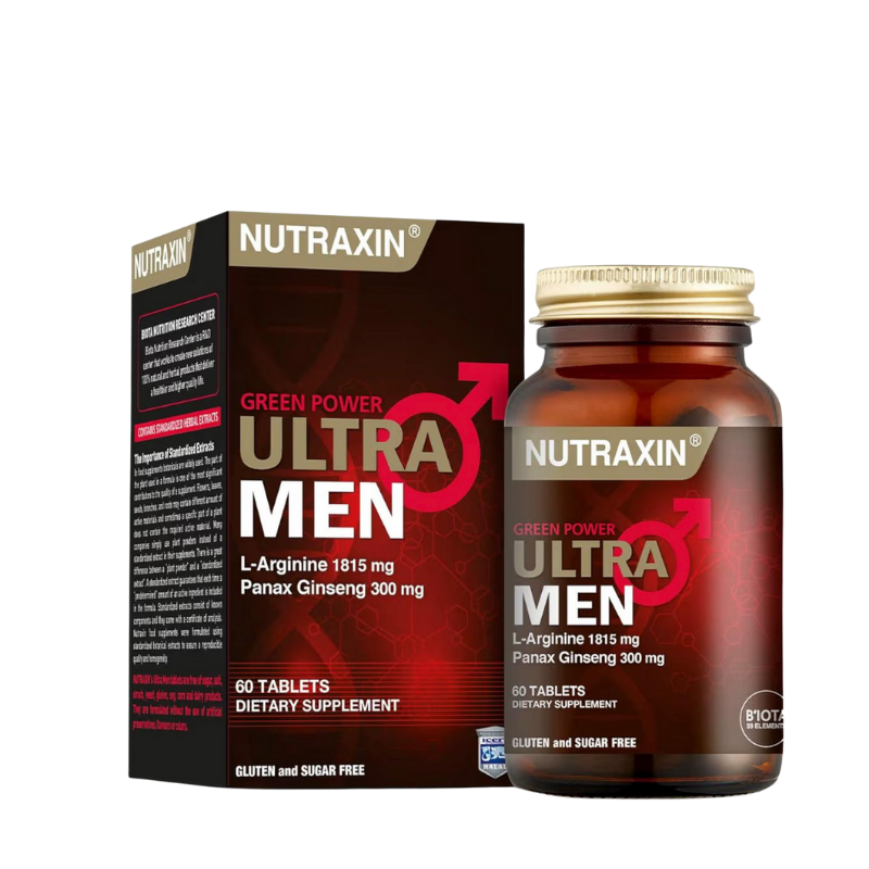 Ultra Men L-Arginine 60 Tablet Takviye Edici Gıda