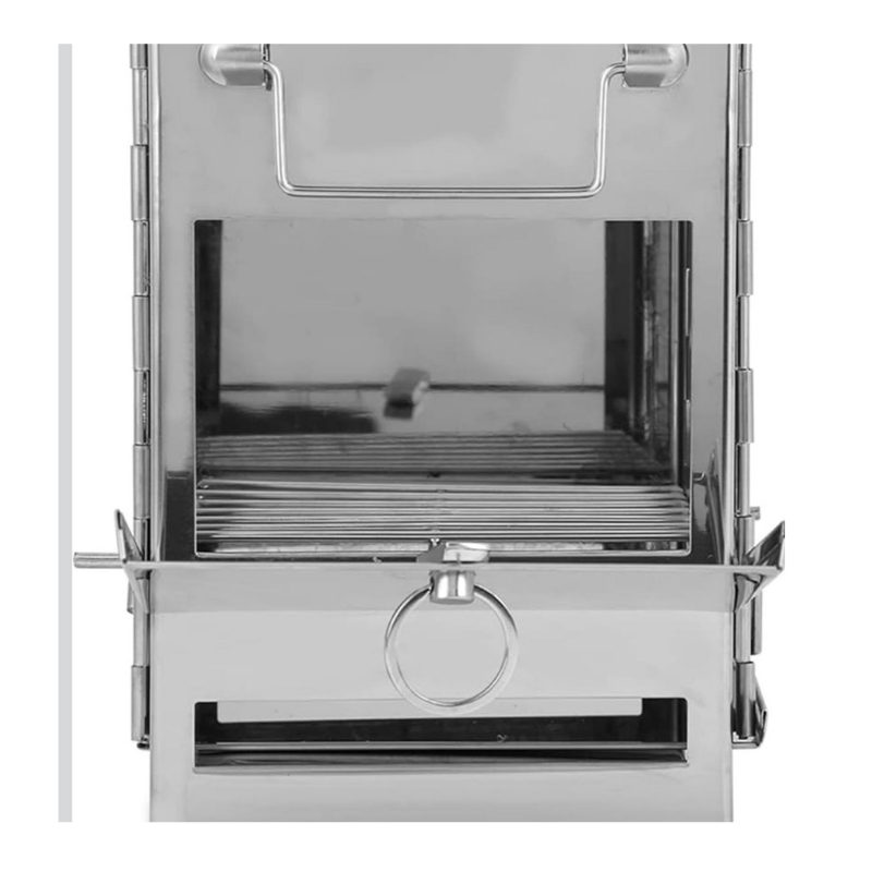 Katlanır Paslanmaz Çelik Outdoor Sobası